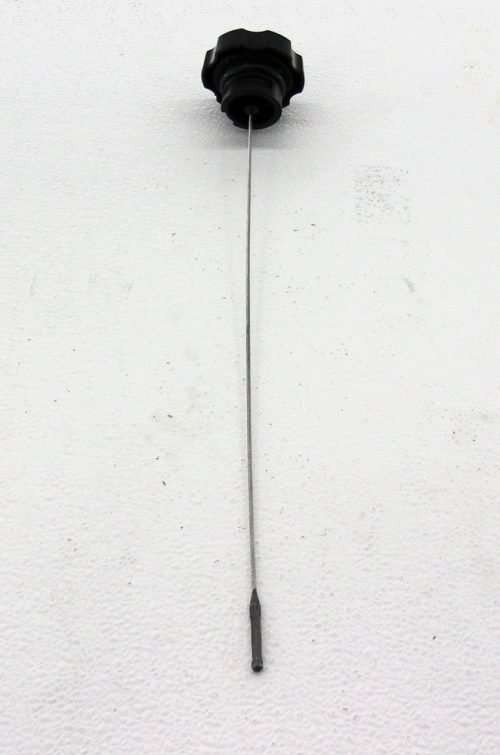 A black plastic knot with thin metal